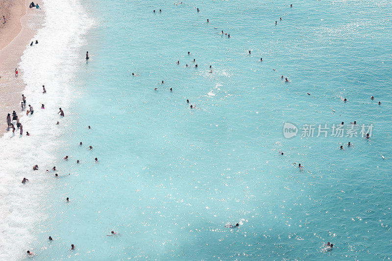 海滩的背景