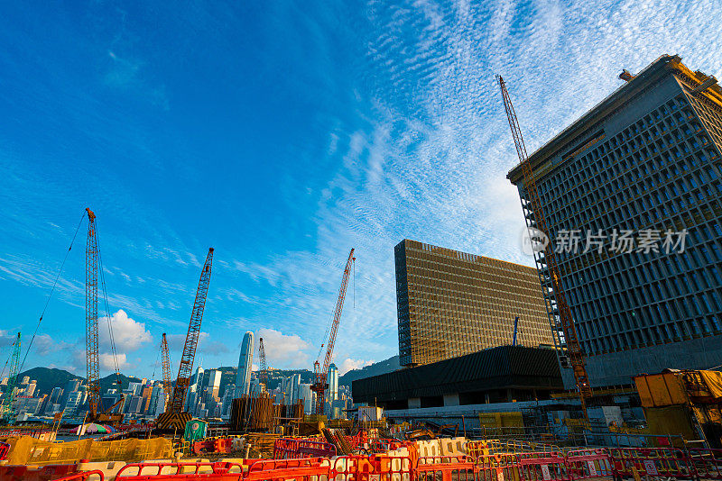 香港的建筑工地