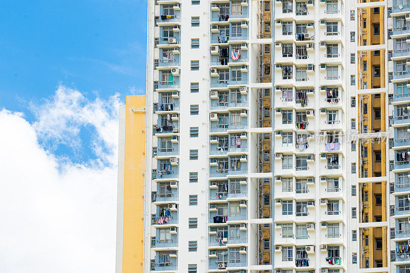 香港的公寓大楼