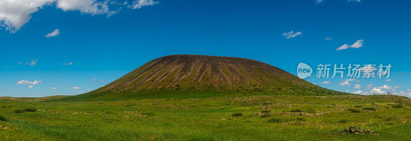 中国内蒙古乌兰哈达火山夏季