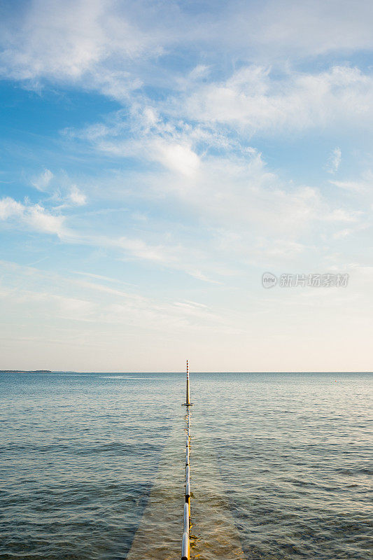 美丽的海景，伊斯特拉，克罗地亚海岸