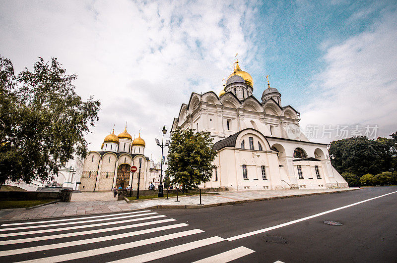 莫斯科美丽的圣母升天大教堂，俄罗斯