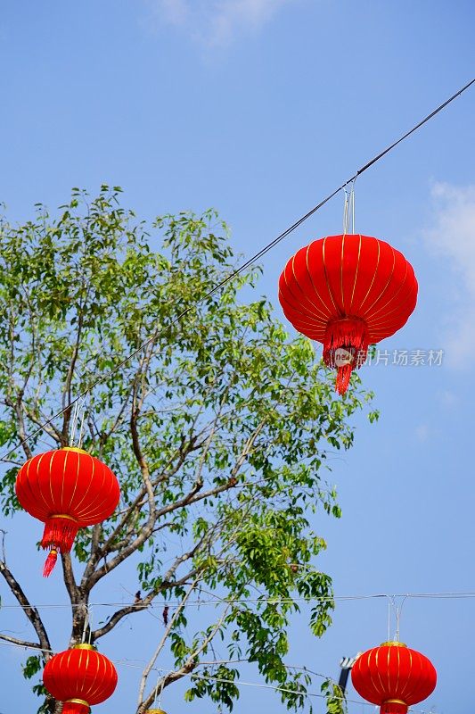 特写大红灯笼