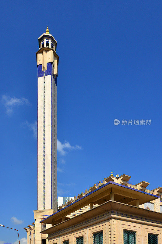 高原清真寺又名萨拉姆清真寺，阿比让市中心，科特迪瓦