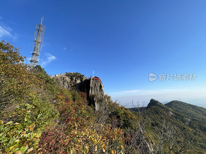 秋天的首尔徒步旅行