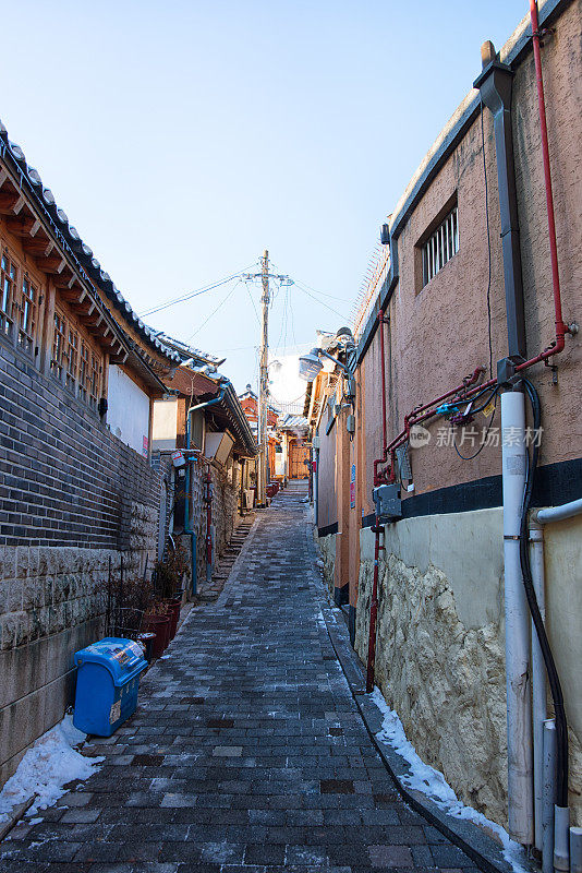 首尔北村韩屋村的后巷