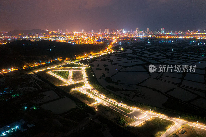 从永泰镇到芽庄市的夜晚