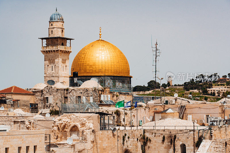 以色列耶路撒冷阿克萨清真寺的圆顶