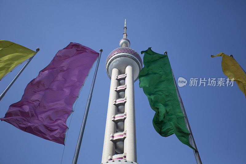 东方明珠塔，上海城市的地标