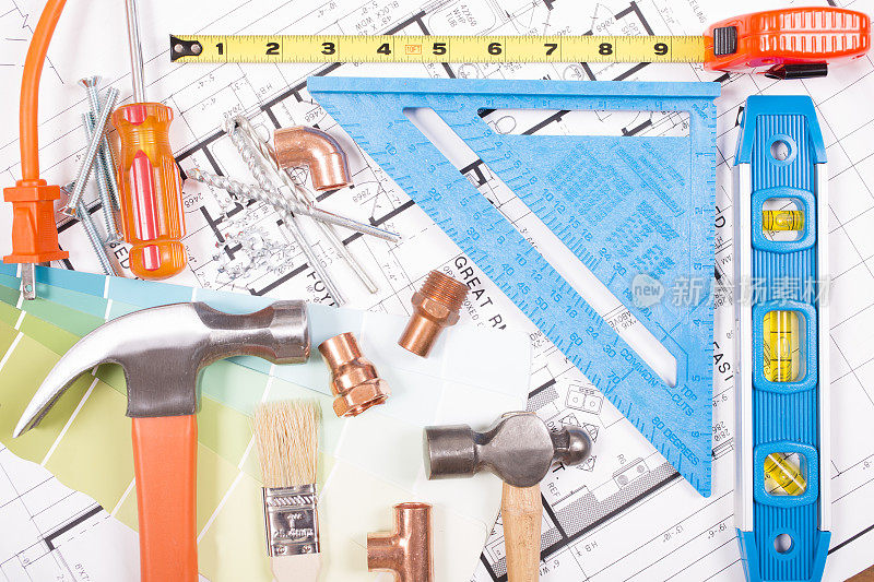 各种各样的建筑、DIY工具都在家庭蓝图、计划中。