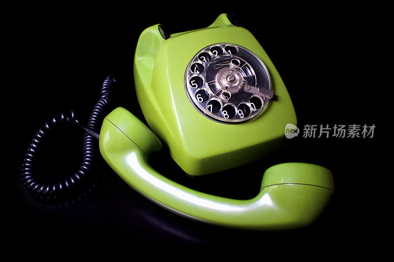 旧电话,绿色
