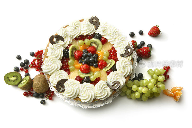 糕点:水果蛋糕