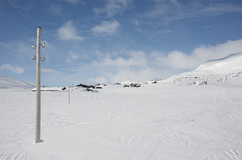 Jotunheimen的电线杆