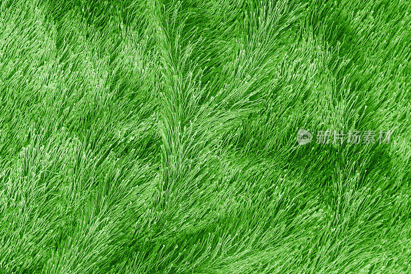 绿色粗毛地毯