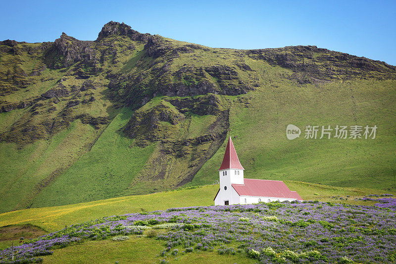 冰岛南部维克的教堂