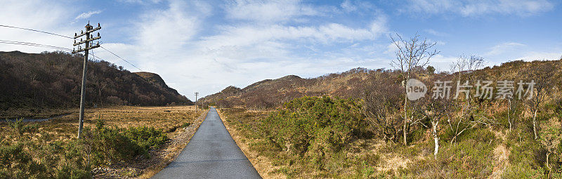 通往苏格兰群岛的路