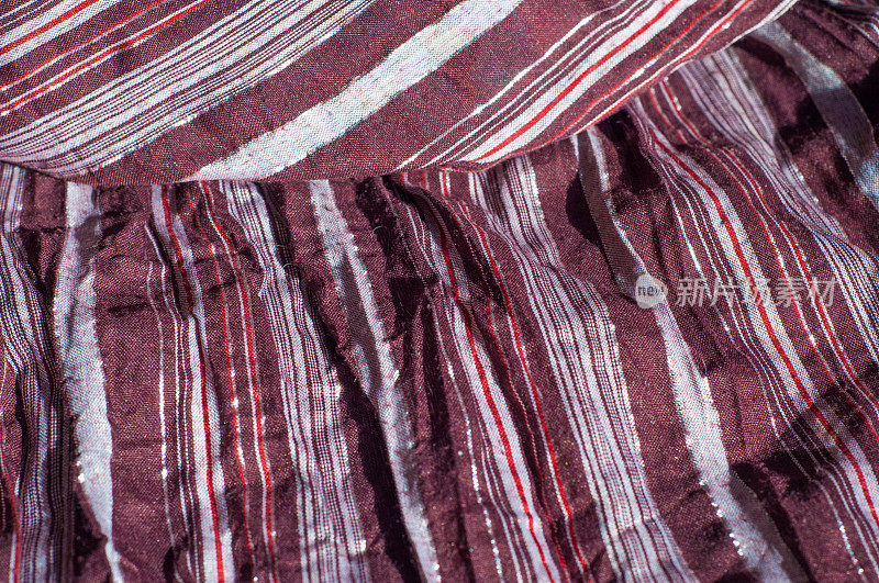 羊毛织物纹理条纹围巾