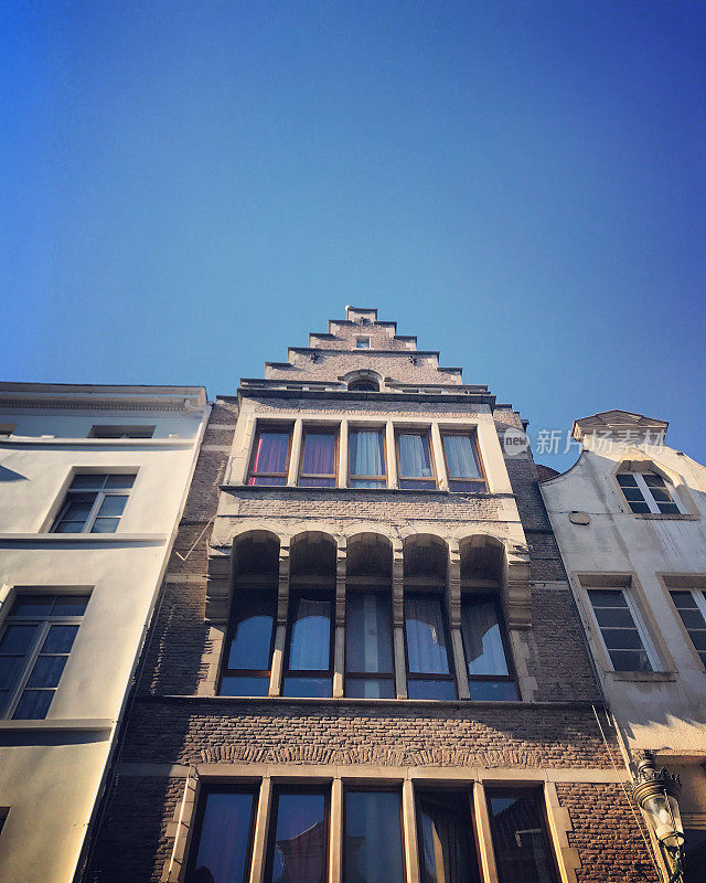 比利时布鲁塞尔的建筑立面