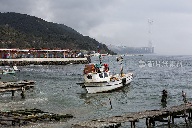 土耳其伊斯坦布尔附近的博斯普鲁斯海峡