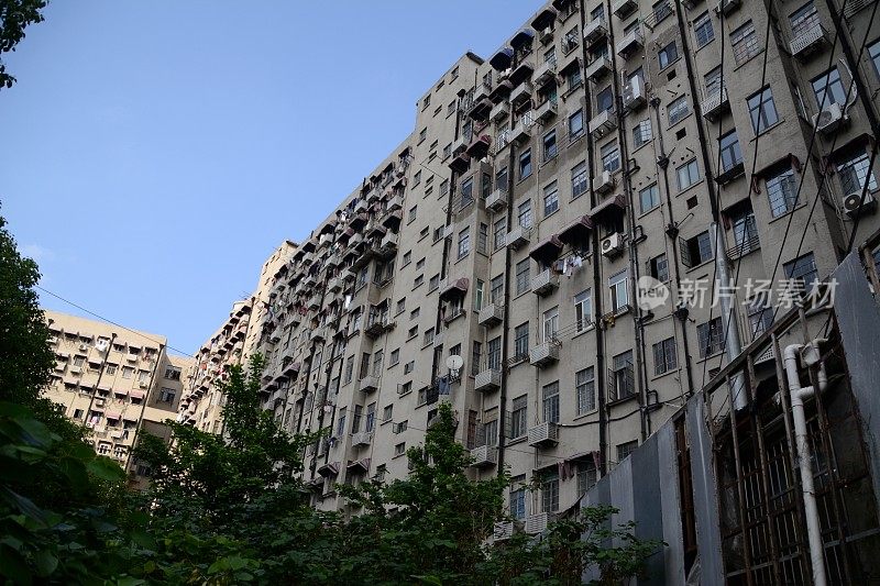中国上海虹口区的住宅楼