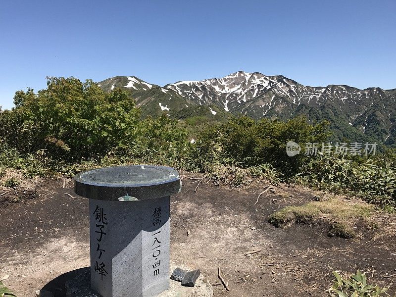 日本别山和长谷山(白山国家公园)