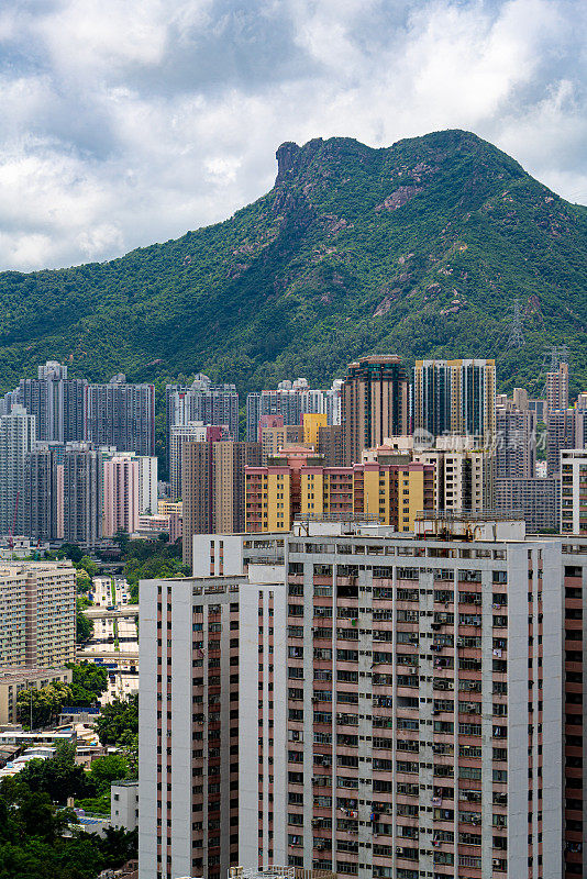 香港的公寓大楼