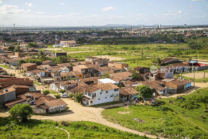 贫穷的村庄在Maceió