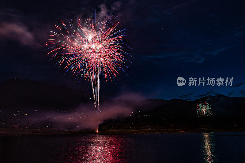 美国独立日(7月4日)庆祝焰火