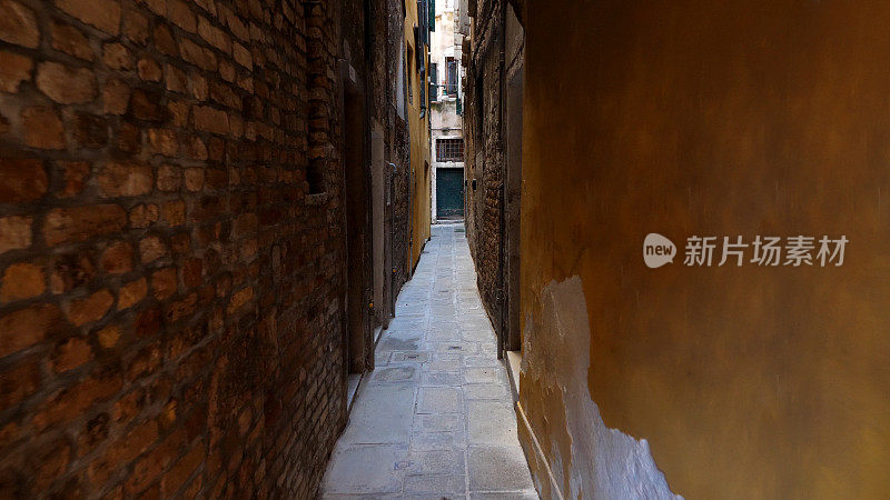 意大利威尼斯毛骨悚然的小巷子