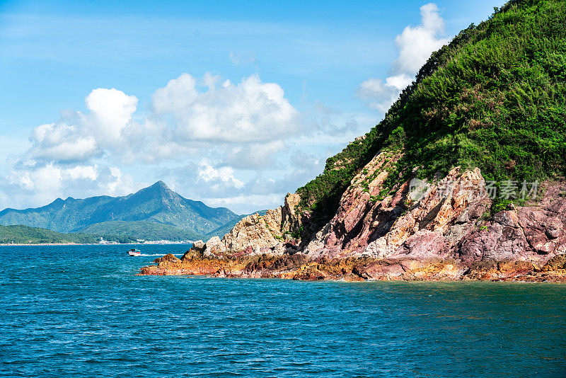 印洲塘海岸公园，香港环球地质公园的海滩景观