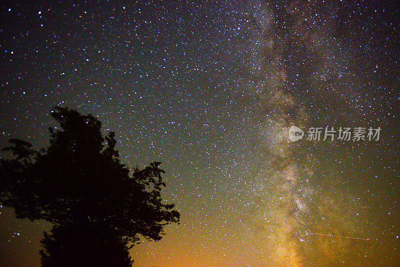 恒星科学，星系，恒星，大气，野营和摄影