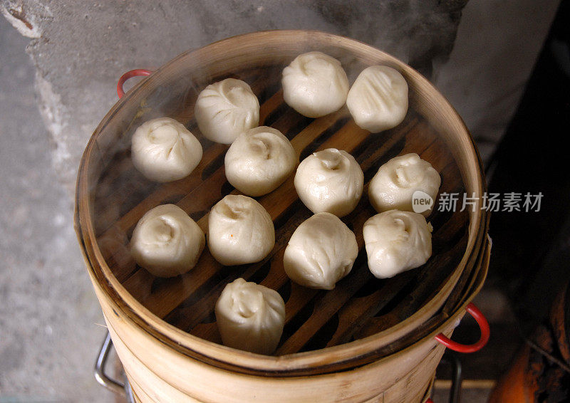 上海附近西塘的中国饺子
