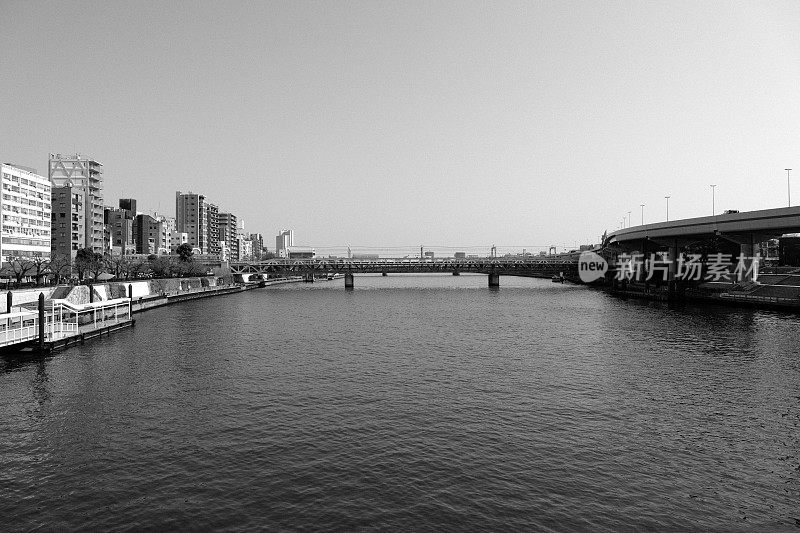 隅田河，东京，日本