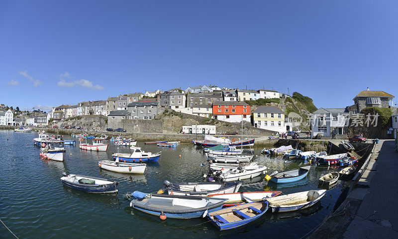 Mevagissy。康沃尔