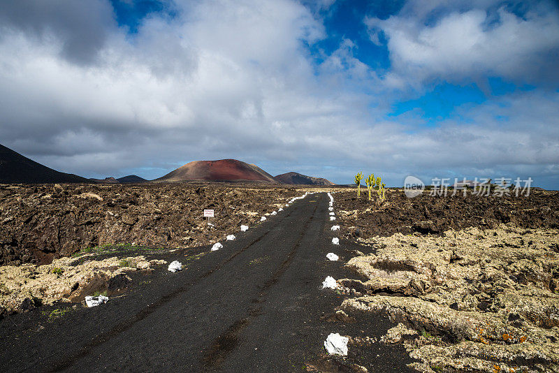 火山景观,兰萨罗特岛