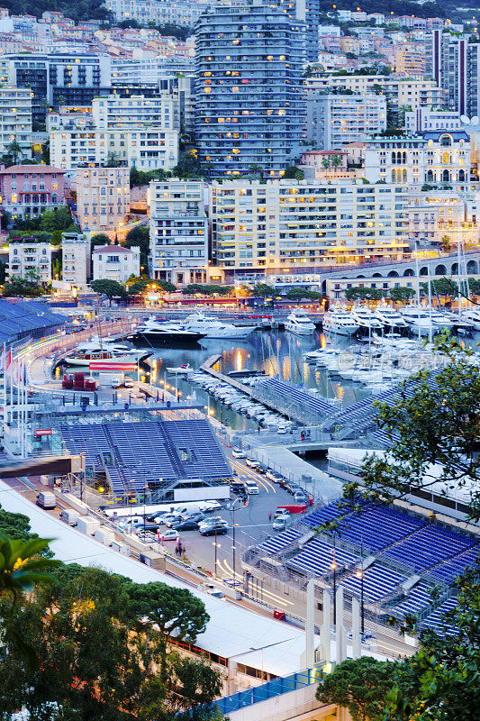 摩纳哥港，大奖赛