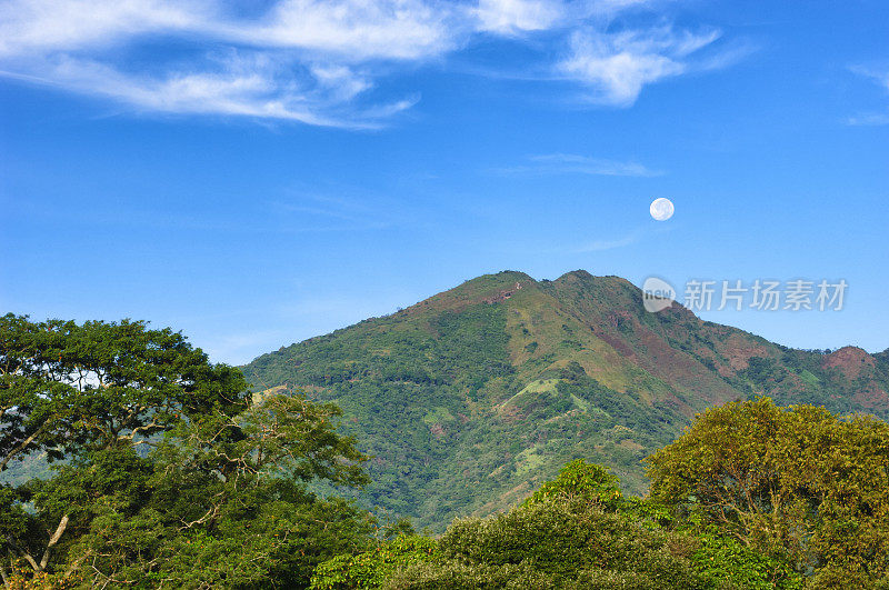 清晨的中美洲风景