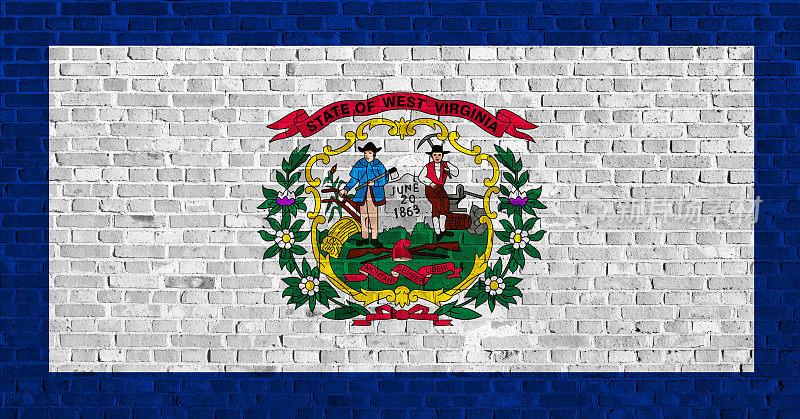 美国西弗吉尼亚州的国旗