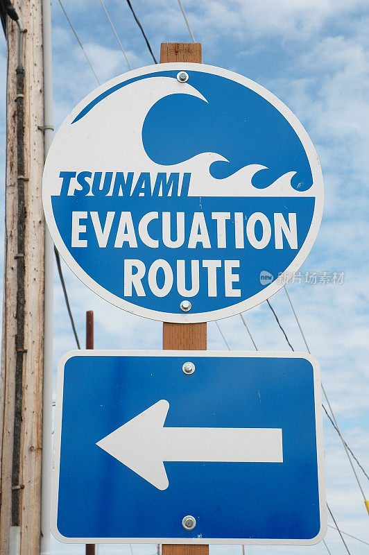 海啸疏散路线