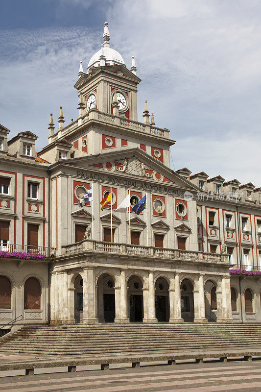 西班牙加利西亚的费罗尔市政厅。