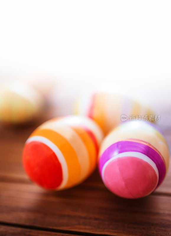 彩色复活节彩蛋背景
