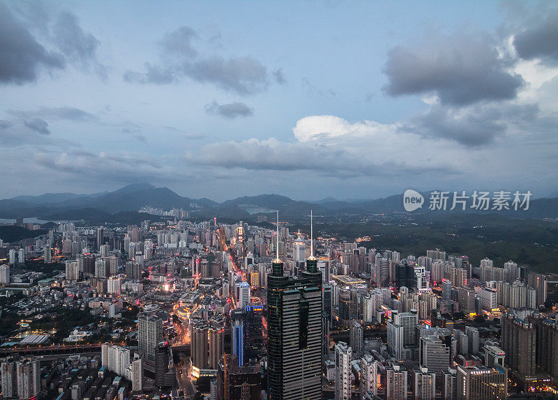 深圳CBD的夜晚