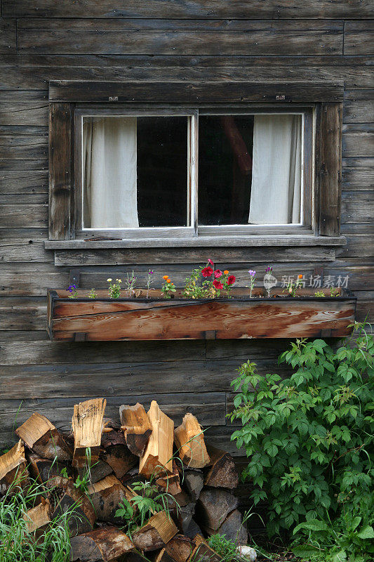 小屋与柴堆