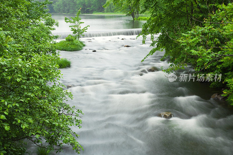 瀑布和河流