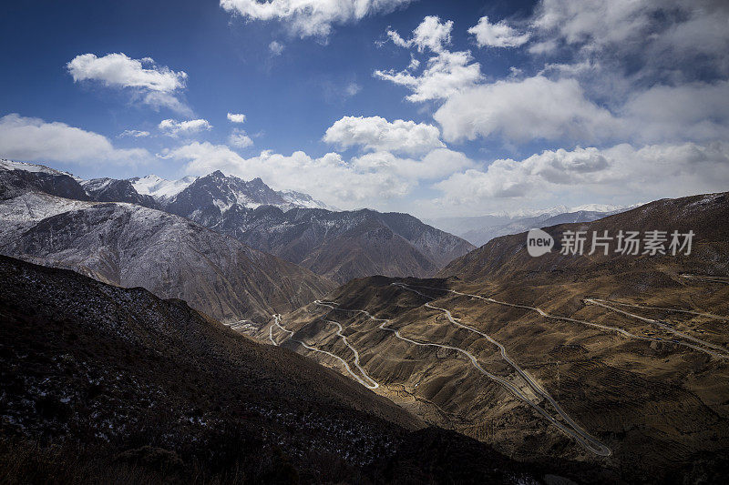 西藏景观，西藏，中国。