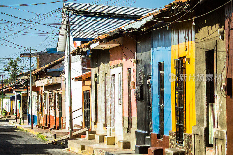 尼加拉瓜里昂的街道