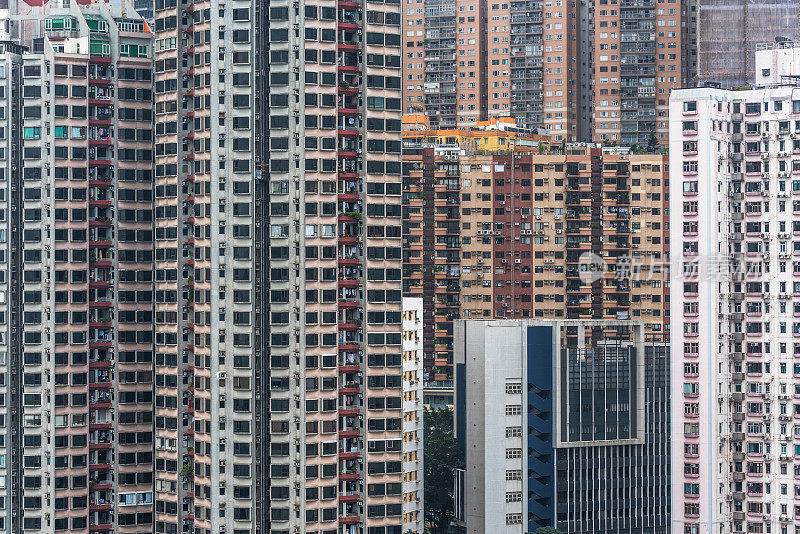 香港大厦鸟瞰图