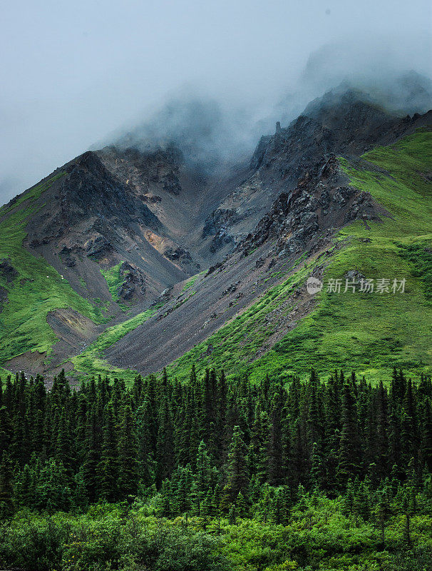 德纳里峰迷雾山脉