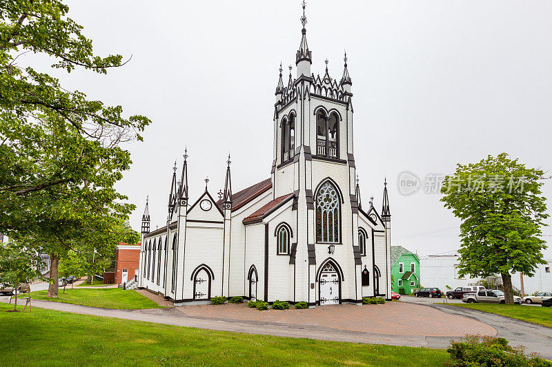 加拿大新斯科舍省鲁嫩堡老城的圣约翰教堂