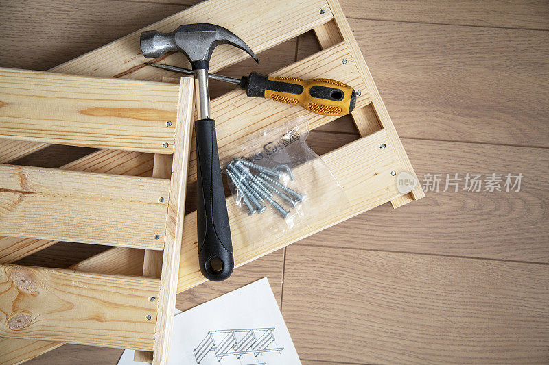 DIY家具用的木制部件